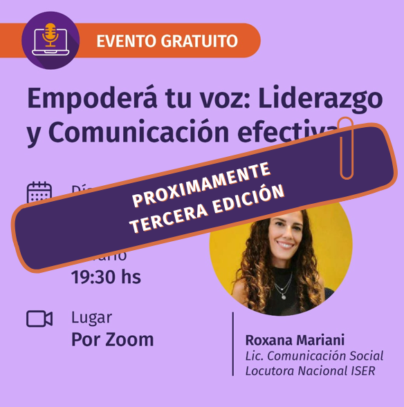 Taller gratuito de la Voz